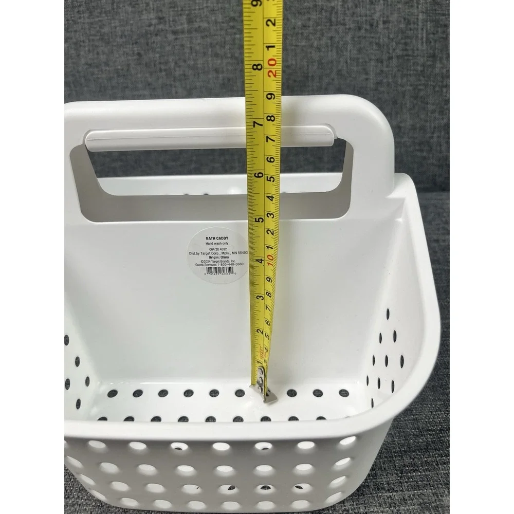 Heavy-duty Small Portable Shower Caddy‎ Plastic Bathroom Office Storage School